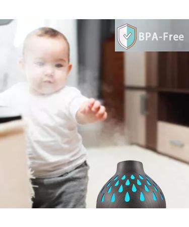 Ulixii Aroma Diffuser 500ml - Essential Oils Diffuser with 7-Color LED Light BPA-Free for Bedroom Office & Spa - Yellow  - Buy Online on GoSupps.com