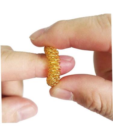 SESESFOUFU 12th Stress Reduction Vibrating Spiky Finger Ring | Decompression Toy Massage Rings for Hands | Mini Tool 2.8x2.8cm - Buy Online on GoSupps.com