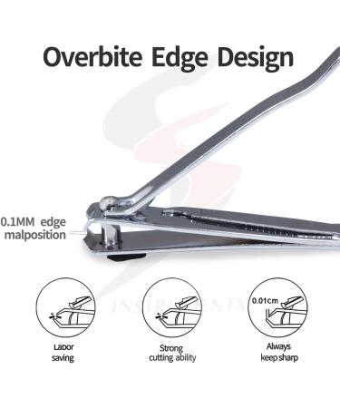 KATX Heavy Duty Stainless Steel Nail Clipper for Men and Women - Precision Toe and Finger Cutter by SS INSTRUMENTX - Buy Online on GoSupps.com