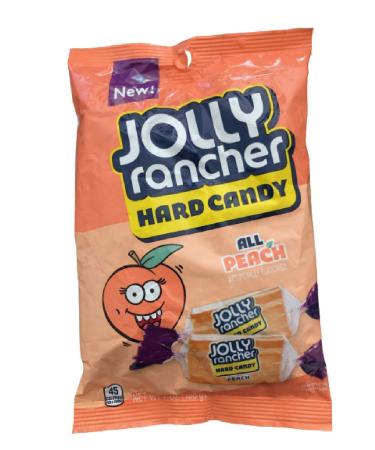 Jolly Rancher All Peach Hard Candy, 7 Oz Peach 7 Ounce (Pack of 1)