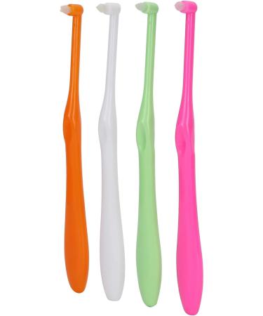 Verdant Touch Orthodontic Toothbrush - Jaw-Friendly Soft Interdental Cleaner Set (4 pcs) for Flossing & Dental Care - Buy Online on GoSupps.com