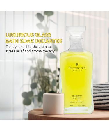 Pecksniff's Grapefruit & Citron Luxury Bath Soak - 700ml | International Shipping Available - Buy Online on GoSupps.com
