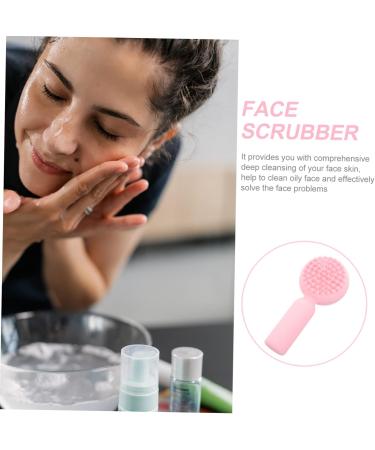 Ipetboom Silicone Face Brush Face Scrubbers Exfoliate for Face Scrubber Skin Care Tools Face Scruber Silicone Face Scrubber Exfoliator Handheld Face Scrubber Facial Pink Silica Gel Clean 3d 11x5cm Pink - Buy Online on GoSupps.com