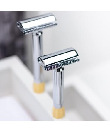 Mercury Adjustable Razor Plane 500C | Classic Chrome Wet Shaving Tool | Premium Zinc & Brass Handmade in Germany - Buy Online on GoSupps.com