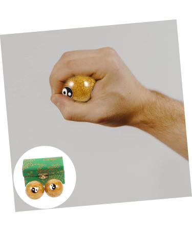 Solustre 10-Piece Massage Ball Set - Hand Exercise & Stress Relief Tools - Metal Rolling Balls for Ultimate Relaxation - Buy Online on GoSupps.com