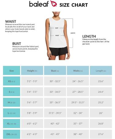 Baleaf Women's Sleeveless Workout Tank Top - White, Medium - Buy Online on GoSupps.com