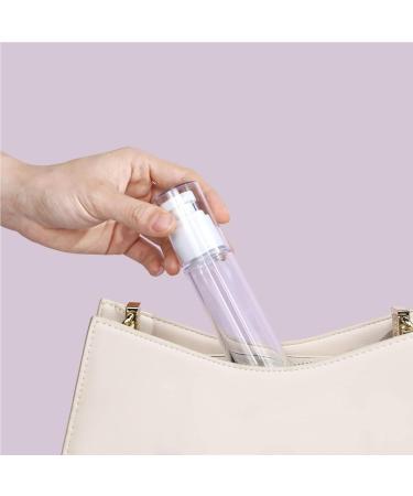 Katmerio 3-Pack 50ml Airless Pump Dispenser Bottles - Ideal for Travel & Home Use | Empty Cosmetic Lotion Pump - Buy Online on GoSupps.com