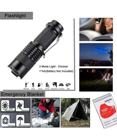 23-in-1 EILIKS Survival Gear Kit for Men, Women - Emergency Equipment for Camping, Hiking, Hunting - Perfect Valentine's, Christmas Gift Idea - Buy Online on GoSupps.com