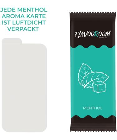 Flavouroom Premium 25 Set I Menthol Map - Unforgettable Flavor & Aroma Cards with Hasel Storage for Menthol Leaves - Buy Online on GoSupps.com