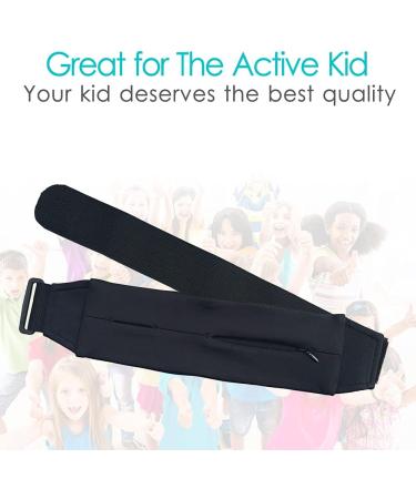Kids Insulin Pump Belt Holder - Discreet Diabetic Waist Pouch for T1D Diabetes Supplies in Black - Buy Online on GoSupps.com
