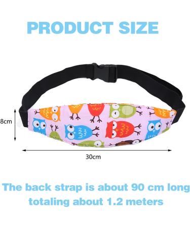 Baby Kids Safety Head Support Band for Car Seat - Pink - Buy Online on GoSupps.com