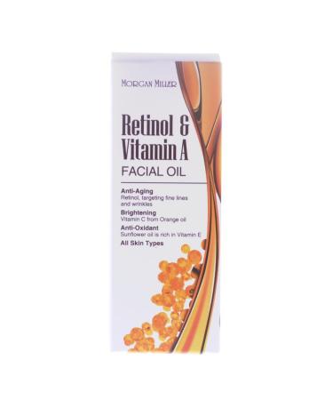 Morgan Miller Retinol & Vitamin A Facial Oil 1.01 FL OZ - Anti-Aging Skincare Essential - Buy Online on GoSupps.com
