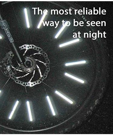 Jusmar Bike Spoke Reflector Pack of 36 for Mountain and Road Bikes - Waterproof, Kids Bike Reflectors - Fits 14-15 Gauge Spokes - Buy Online on GoSupps.com