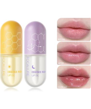 Buy Lip Care Serum: Day & Night Moisturizing Lip Plumper Set - Enhancing Balm for Fuller Lips Fine Lines & Wrinkle Reduction | International Shipping Available - Buy Online on GoSupps.com