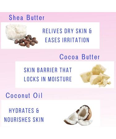 Baby Powder Creamy Whipped Body Butter Nourishing Shea Butter Cocoa Butter Coconut Oil Essential Oils Moisturizer for Body Feet & Hands Soothes and Softens - Buy Online on GoSupps.com