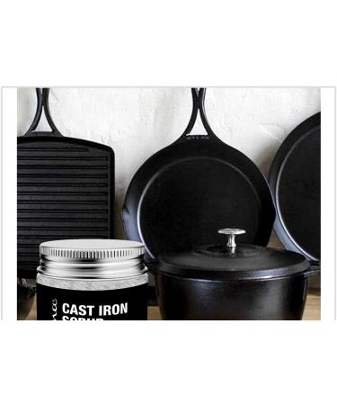 Culina Cast Iron Cleaning Scrub | Rust Removal & Seasoning Care | 100% Natural Formula | Skillets, Pans, Cookware - Buy Online on GoSupps.com