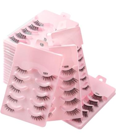 UAMOU Mink Eyelashes Volume False Lashes 3D Mink Natural Long Make Up False Eyelash Faux Cils Cilios Fluffy Fake Eye Lashes Cheerfully (Color : 5 pairs 1011 Size : 50 boxes) - Buy Online on GoSupps.com