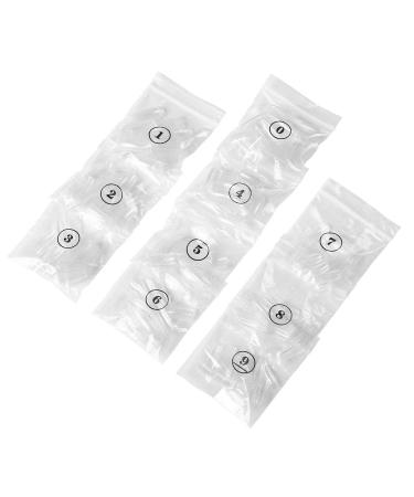 1500pcs Aethland Clear Nail Tips for Acrylic Nails | Half Cover False Nails Tips in 10 Sizes - Clear, Natural, White | Ideal for Nail Salons & DIY Nail Art - Buy Online on GoSupps.com