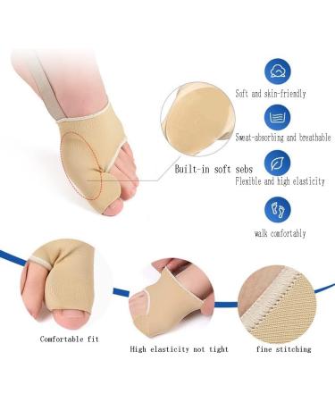 Cazaru Bunion Corrector - Orthopedic Toe Straightener & Splint for Day & Night Relief | Gel Pads & Anti-Slip Design for Hallux Valgus Pain Relief - 2-Pack - Buy Online on GoSupps.com
