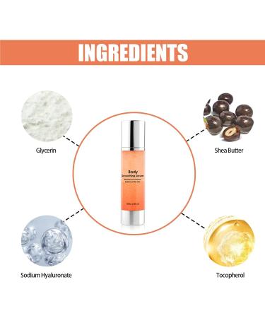 Body Smoothing Serum Body Smoothing Oil Serums Smoothing Body Serum Hyaluronic Acid Moisturizing Body Oil Moisturizing Repair Serum Reduce Body Fine Lines & Improve Dry Skin - Buy Online on GoSupps.com