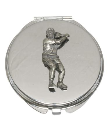 Tennis Player Compact Mirror Handbag Gift With Free Engraving 369