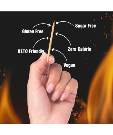 BiteMyWood Cinnamon Toothpicks for Adults - Long Lasting Super Hot & Spicy Flavor (100 Picks) - Buy Online on GoSupps.com