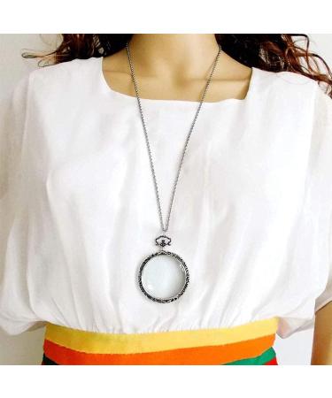 Magnifier Wearable Necklace Read Hd Handheld Magnifier Glass Lens 6.5 Times for Reading Crafts Repair Magnifier Lofty Ambition - Buy Online on GoSupps.com
