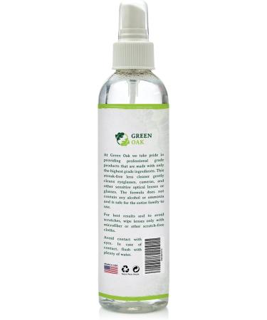 Green Oak Professional Lens Cleaner Spray Kit - Safely Clean Eyeglasses, Cameras, and Lenses - Includes Microfiber Cloths - 8oz 4-Pack - Buy Online on GoSupps.com