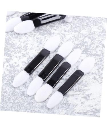 FOYTOKI 100pcs Women Eyeshadow Brush Make up Sponges for Face Eye Shadow Miss White Double Sided Sponge Head M White - Buy Online on GoSupps.com