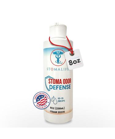 Ostomy Deodorant 8 Oz. Stoma Odor Defense & Eliminator for Confidence and Comfort | Unscented Liquid Formula