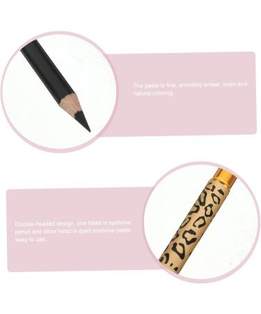 PLAFOPE 2pcs Double Head Eyebrow Pencil Eyebrow Pencil Brush Long Lasting Eyebrow Pencils Makeup Eyebrow Pencils 1 count (Pack of 1) Black - Buy Online on GoSupps.com