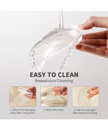 Invisible Silicone Height Increase Insole for Men and Women - 0.4/0.8/1.2 inch - Shock Absorption Heel Insole for All Shoe Types - Buy Online on GoSupps.com