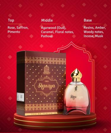 Ad'ilqadri Shanaya Perfume | Arabic And French Blend | Unisex Long Lasting Luxury Scent | Eau De Parfum | 100ml (3.38 Fl Oz) - Buy Online on GoSupps.com