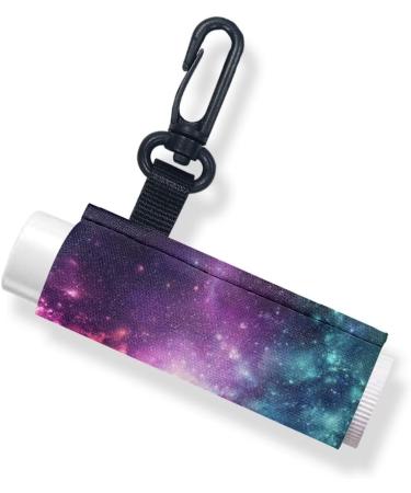 SCRAWLGOD Galaxy Print Lip Balm Holder Keychain Portable Lip Balm Sleeve keychain Chapstick Holder Secure and Nice Hand Feeling Set of 5 Galaxy 5 - Buy Online on GoSupps.com