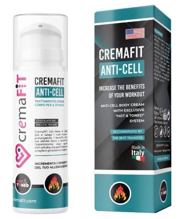 Cremafit anti-cell Intensive strong antcellulite cream for thighs and buttocks.AntiCellulite gel thermoactive hot effect fights rooted and stubborn cellulite.150ml