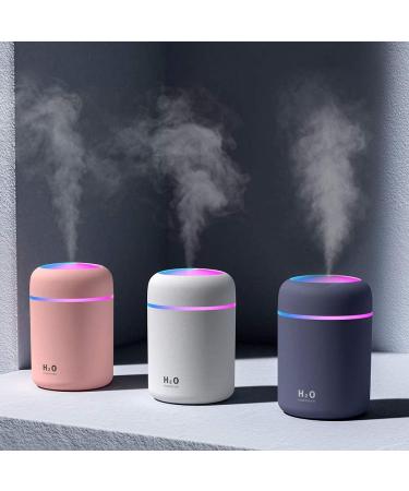 AISHNA Colorful Cool Mini Humidifier Essential Oil Diffuser - USB Cool Mist Humidifier for Car, Office, Bedroom - 2 Mist Modes - Super Quiet (Pink) - Buy Online on GoSupps.com