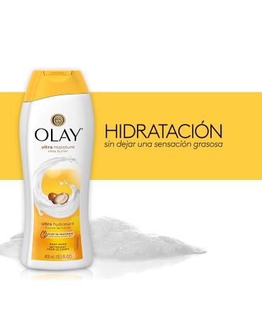 Olay Ultra Moisture Shea Butter Body Wash 13.53 Fl Oz - Hydrating Shea Butter Formula - Buy Online on GoSupps.com