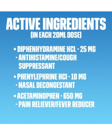 Mucinex Fast-Max Adult Nighttime Cold and Flu Liquid - 6 Ounce - Buy Online on GoSupps.com