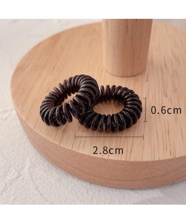 4-Piece Spiral Hair Tie Set | Elastic & Stretchy Bands for Girls & Women | Telephone Cable Hair Accessories for Thick Hair - Buy Online on GoSupps.com