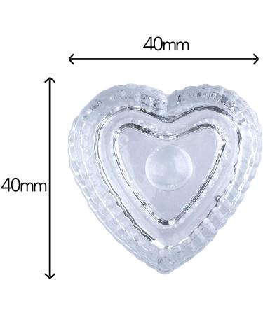 JND Professional Acrylic Liquid Monomer Dappen Dish + Lid - Mini Heart Design - Buy Online on GoSupps.com