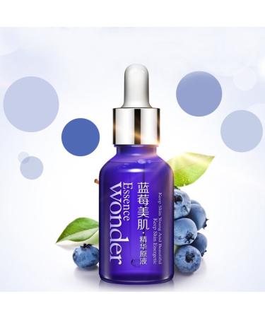 BIOAQUA Blueberry Serum - Hyaluronic Acid Anti-Aging Moisturizer | 15ml Collagen Skin Care Essence - Buy Online on GoSupps.com