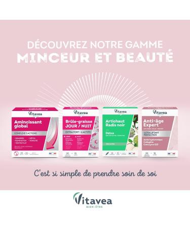 Vitavea Extra Flat Stomach - Draining Drink - Slimming and Weight Loss - Flat Belly Digestion - Peppermint Green Tea Cherry - Buy Online on GoSupps.com