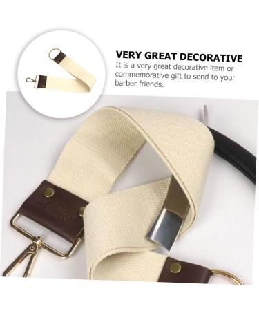 Frcolor 2 STK Razor Blade String Strips - Double-Sided Cotton Linen Grinding Cloth for Shaving - 52.8x4.8cm - Beige - Perfect for International Shipping - Buy Online on GoSupps.com