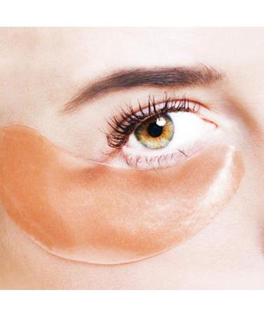 Masqueology Wild Rose Gold Hydro-Gel Under Eye Mask - Collagen Skincare Treatment (1 Pack) - Buy Online on GoSupps.com