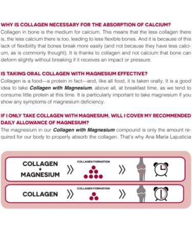 Ana Maria LaJusticia Collagen with Magnesium 180 Tabs - Healthy Teeth, Skin & Bones - Gluten-Free - Energy Boost - Skin Rejuvenation & Nervous System Support - Made in Spain - Buy Online on GoSupps.com