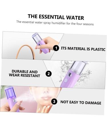 Beatifufu 1pc Hydrating Instrument Moisture Humidifier Face Sprayer Mist Portable Face Mist Skin Purple Abs - Buy Online on GoSupps.com