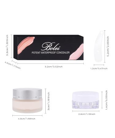 FREEORR 2 Colors Tattoo Cover Up Concealer Set | Waterproof & Long Lasting | Full Coverage Makeup for Scar, Birthmark, & Tattoo | Coloring Tools Included - Buy Online on GoSupps.com