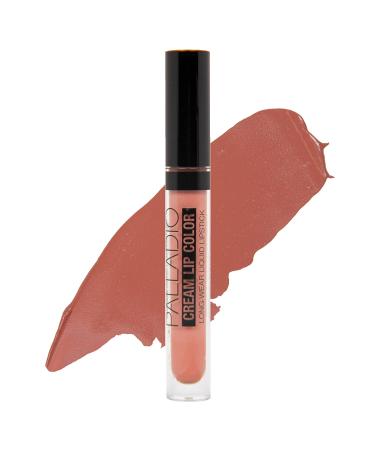 Palladio Long-Adhering Cream Lip Paint | Transfer-Proof Liquid Lipstick with High-Intensity Color | Smooth Matte Finish | B. Day Suit - Buy Online on GoSupps.com