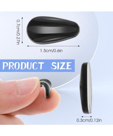 Bewudy Glasses Pads - 10 Pairs Self-Adhesive Anti-Slip Repair Set for Glasses & Sunglasses (3mm Thickness Black) - Buy Online on GoSupps.com