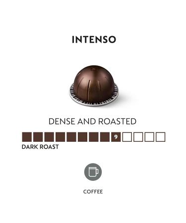 Nespresso VertuoLine Intenso Dark Roast Coffee Pods - 30 Count, 7.77 oz - Pack of 3 - Buy Online on GoSupps.com